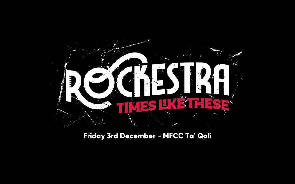 Rockestra artwork with logo and slogan 'times like this'