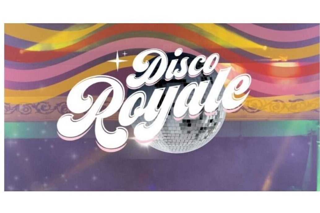 disco royale logo with disco ball